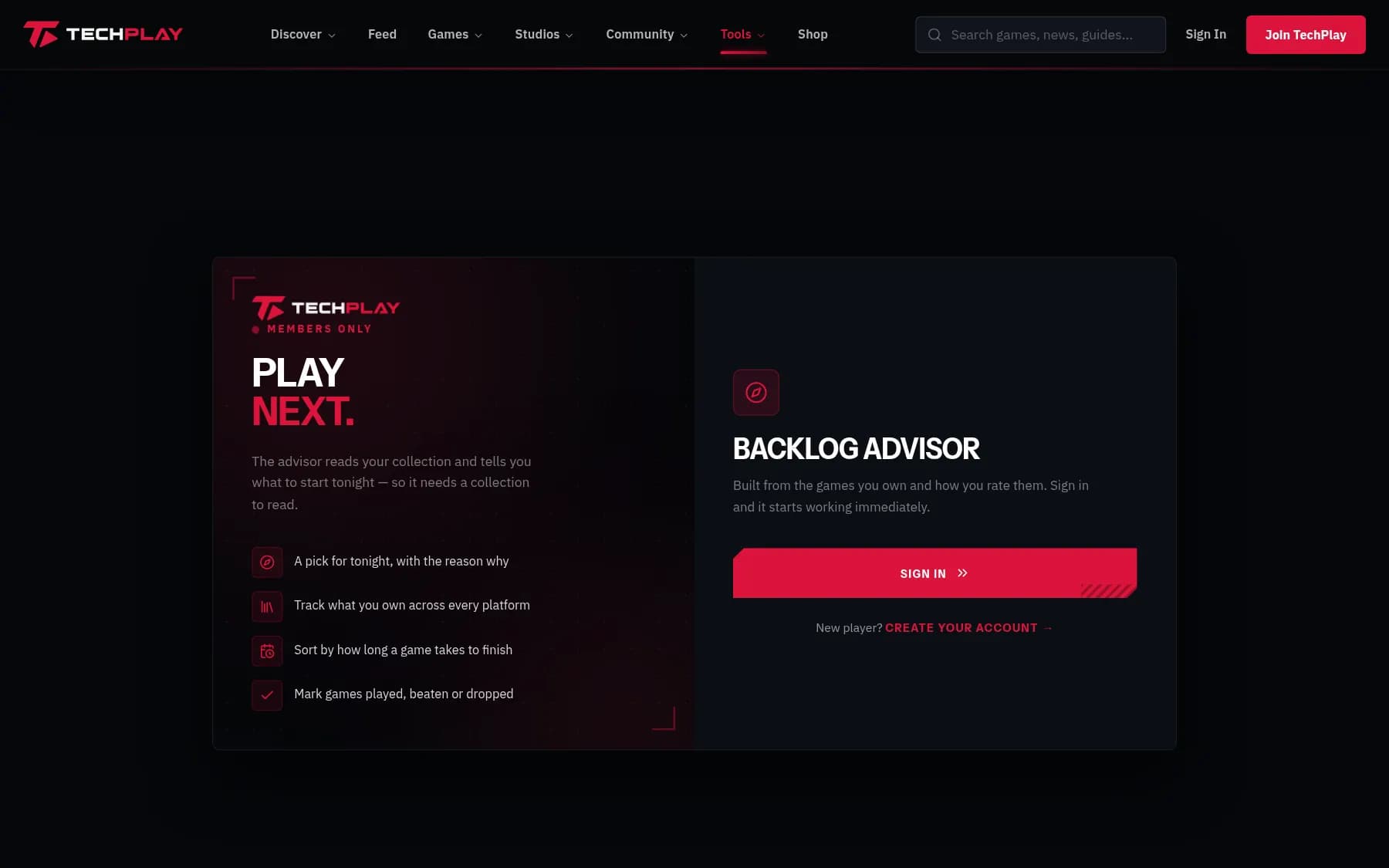 The backlog advisor.