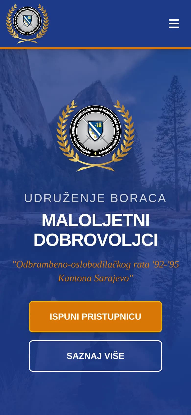 Naslovna na telefonu.