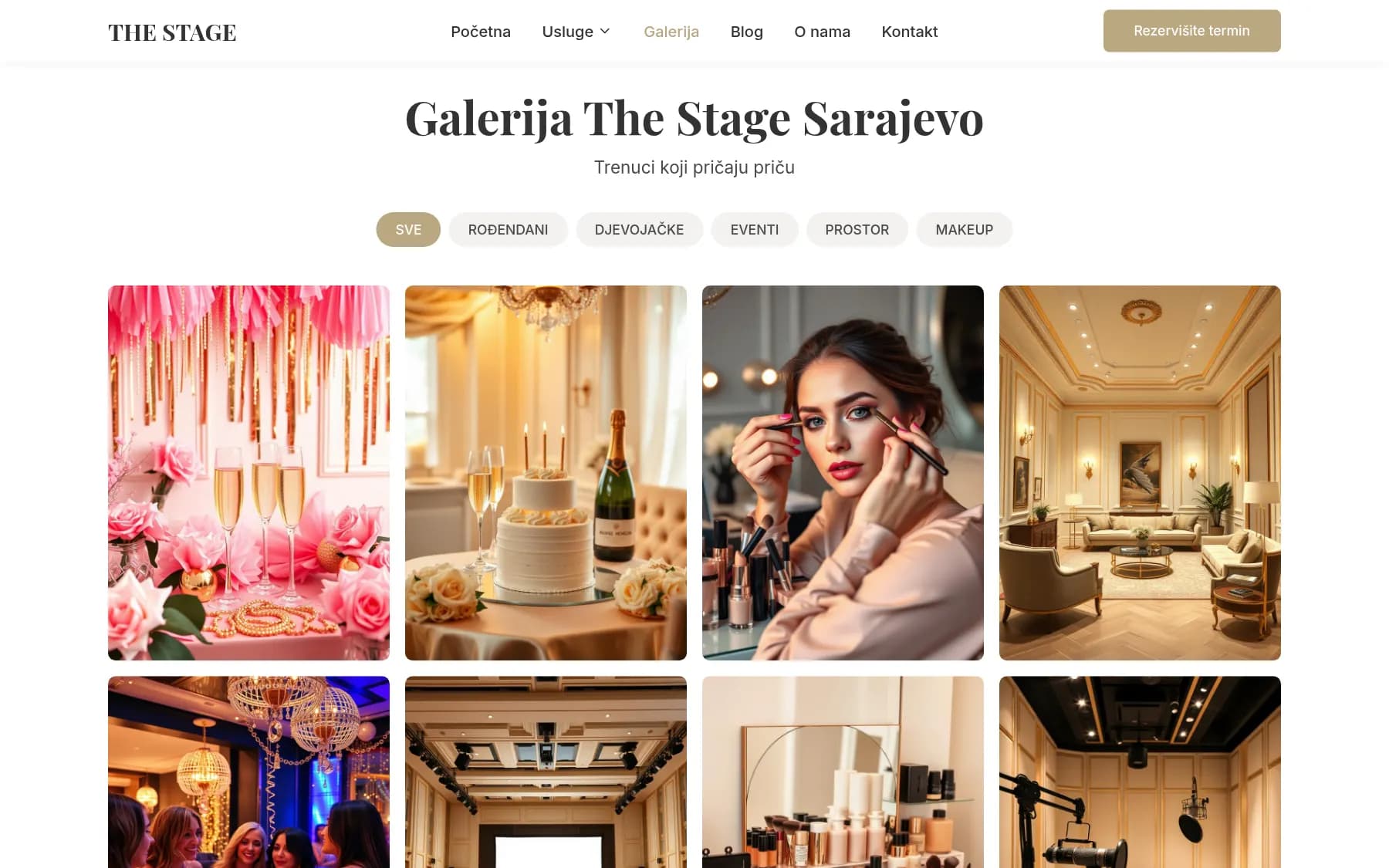 The gallery, by occasion.