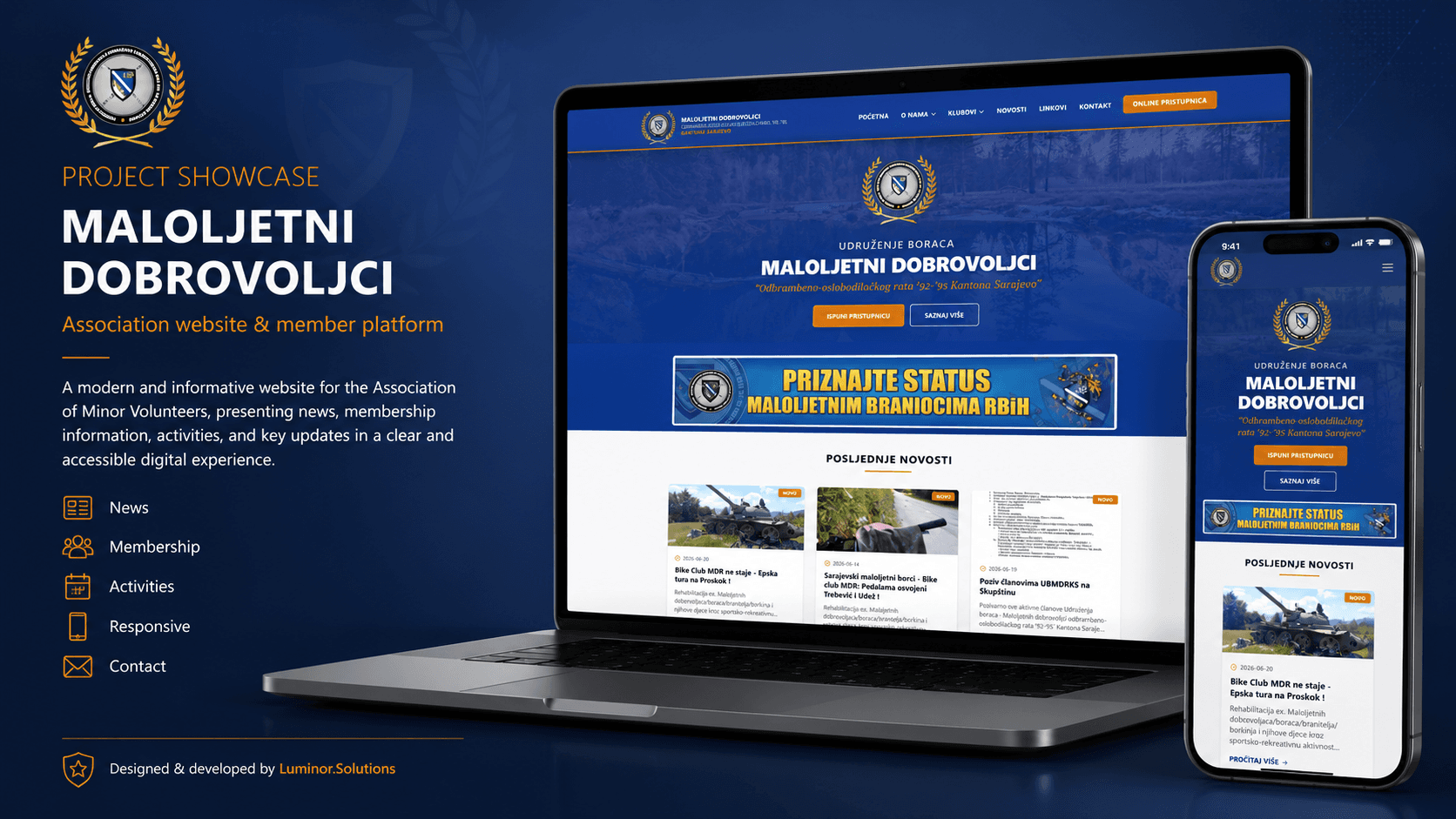 Maloljetni Dobrovoljci — Non-profit
